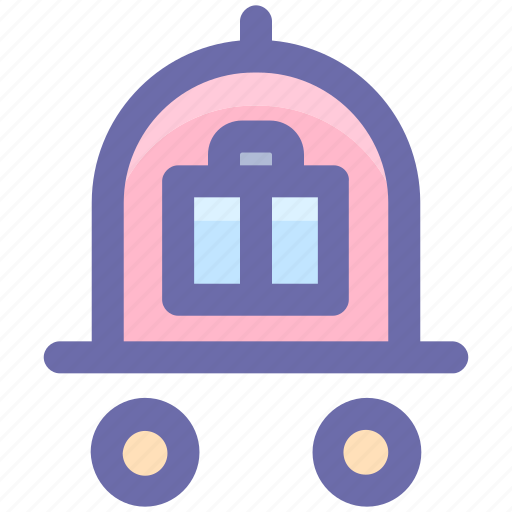 Baggage, baggage card, cart, hotel, hotel baggage cart, luggage icon - Download on Iconfinder