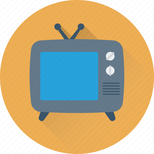 Broadcasting, electronics, television, transmission, tv icon - Download on Iconfinder