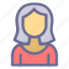 avatar, female, user, account, people, profile, woman 