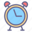 alarm, clock, bell, schedule, table watch, timer 