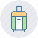 attach case, bag, luggage, luggage bag, suit case, travel bag