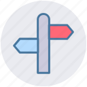 direction arrows, direction post, direction sign, pointing arrow, signpost, traffic sign