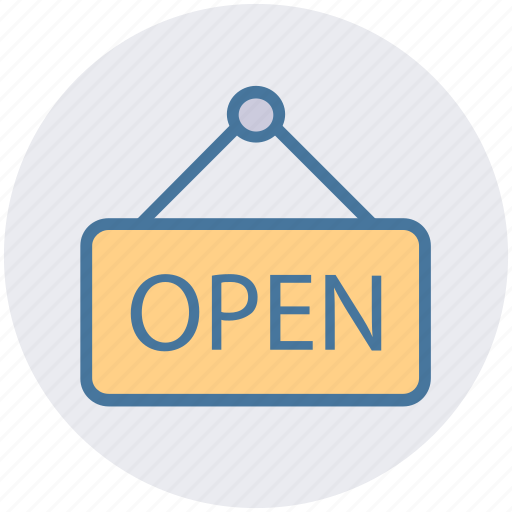 Board, frame, hotel, open, open sign, sign icon - Download on Iconfinder