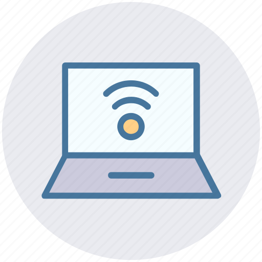 Connection, data, internet, laptop, network, wifi icon - Download on Iconfinder