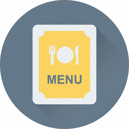 Cuisine, food, menu, menu book, menu card icon - Download on Iconfinder
