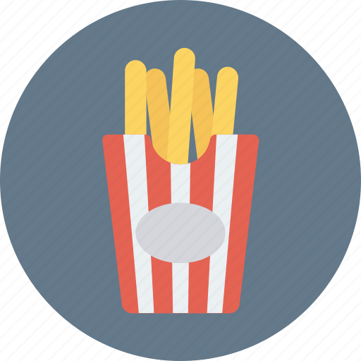 French fries, fries, fries box, frites, potato fries icon - Download on Iconfinder