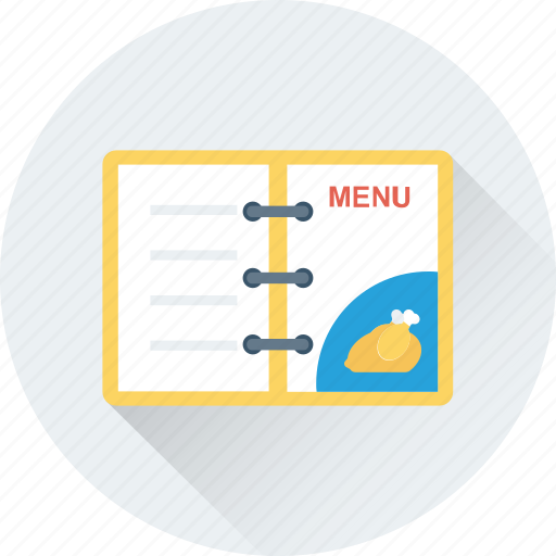 Cuisine, food, menu, menu book, menu card icon - Download on Iconfinder