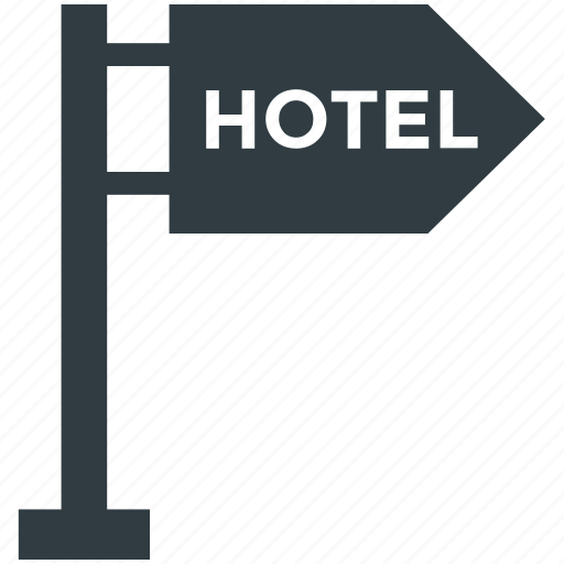 Direction post, finger post, hotel direction, hotel guidepost, hotel signpost icon - Download on Iconfinder