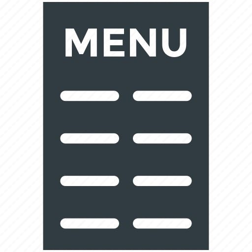 Cuisine menu, food menu, menu, menu book, menu card icon - Download on Iconfinder