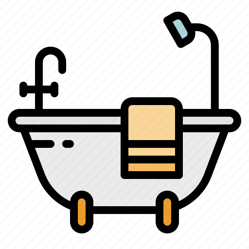 Bath, bathroom, bathtub, clean, furniture icon - Download on Iconfinder
