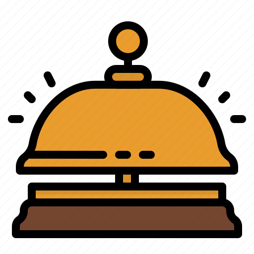 Bell, desk, hotel, reception, tools icon - Download on Iconfinder