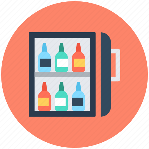 Alcohol, champagne, wine bottles, wine chiller, wine cooler icon - Download on Iconfinder