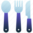 cutlery, knife, spoon, fork, utensil 