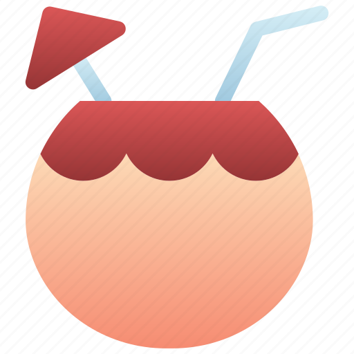 Coconut drink, beach drink, coconut, coconut water, fruit drink icon - Download on Iconfinder
