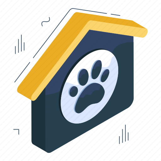 Doghouse, dog home, dog kennel, animal house, animal home icon - Download on Iconfinder