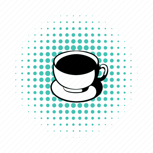 Break, breakfast, cappuccino, coffee, comics, cup, line icon - Download on Iconfinder