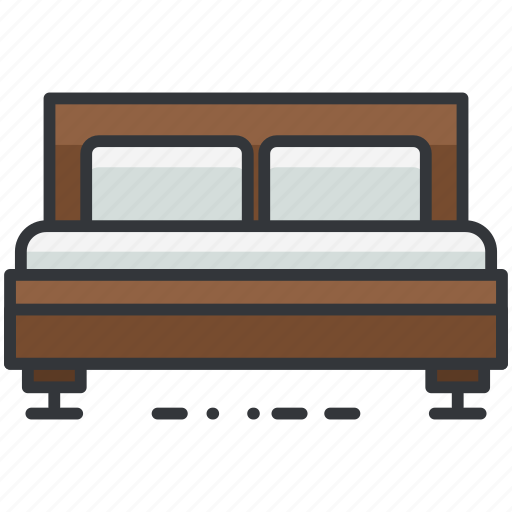 Bed, bedroom, double, essentials, hotel icon - Download on Iconfinder
