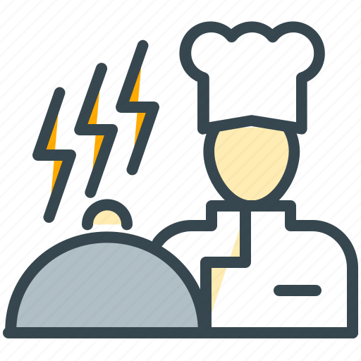 Chef, cooking, facilities, food, hotel, kitchen, service icon - Download on Iconfinder