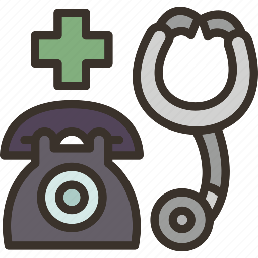 Doctor, call, emergency, hospital, health icon - Download on Iconfinder