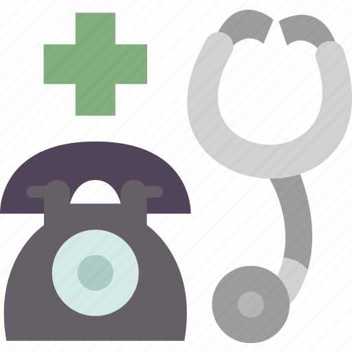 Doctor, call, emergency, hospital, health icon - Download on Iconfinder