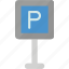 car, parking, area, sign, traffic 