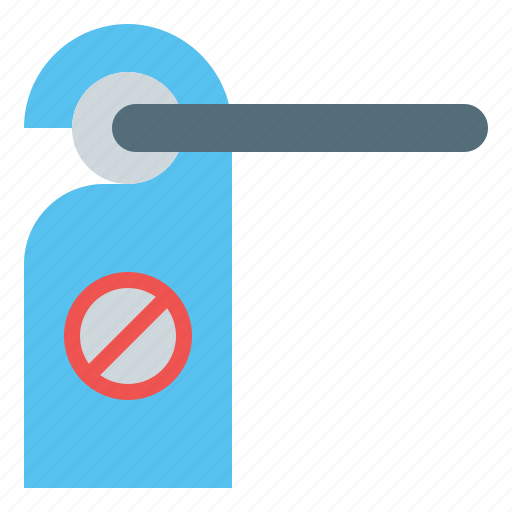 Do, no, disturb, door, hanger, privacy, quiet icon - Download on Iconfinder