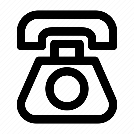 Call, communication, contact, hotel, line, phone, telephone icon - Download on Iconfinder