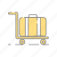 bag, hotel, service, travel, trolley 