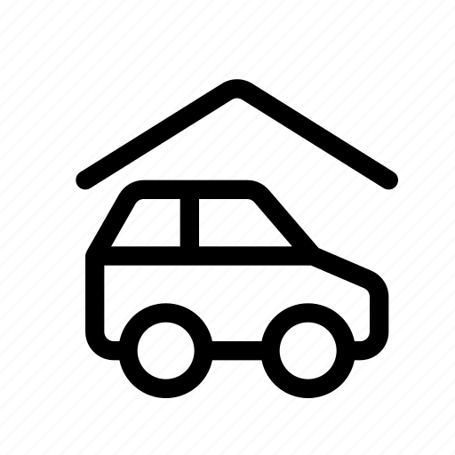 Area, car, carport, garage, lot, park, parking icon - Download on Iconfinder