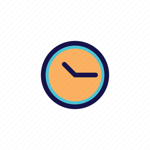 Hotel, servive, wall, clock, time icon - Download on Iconfinder
