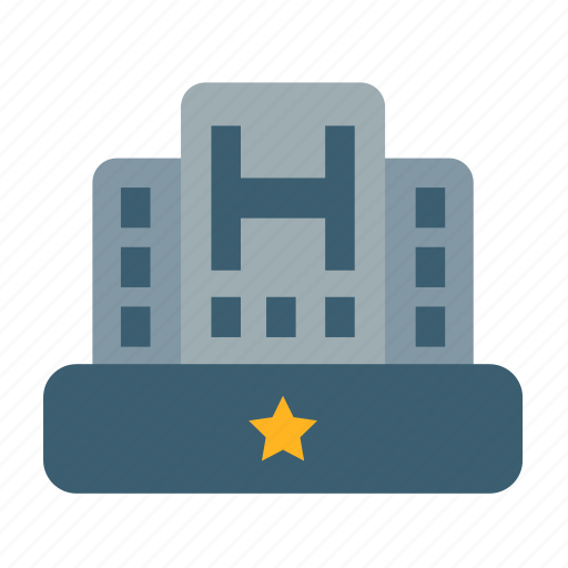 Accommodation, hotel, service, stars, complacency, travel, one icon - Download on Iconfinder