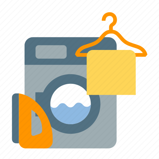Hotel, service, laundry, ironing, washing, cleaning, clothes icon - Download on Iconfinder