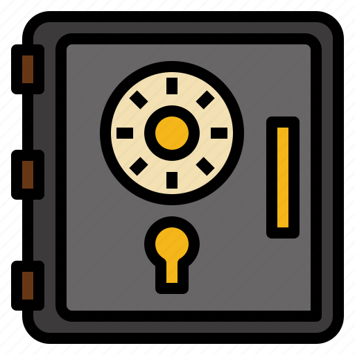 Safe, box, security, money, treasure, bank, lock icon - Download on Iconfinder