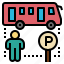 shuttle, bus, service, park, hotel, transport, transportation 