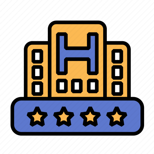 Hotel, service, accommodation, services, room, travel, vacation icon - Download on Iconfinder