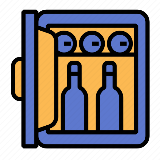 Bar, fridge, mini, minibar, drink, refrigerator, freezer icon - Download on Iconfinder