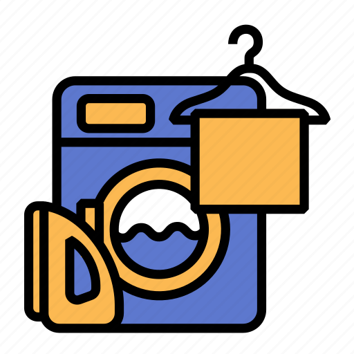 Hotel, service, laundry, ironing, washing, cleaning, clothes icon - Download on Iconfinder