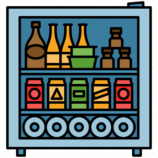 Minibar, fridge, hotel, service, drink icon - Download on Iconfinder
