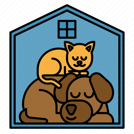 Pet, hotel, dog, house, cat icon - Download on Iconfinder