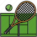 tennis, courts, court, sports, ball 