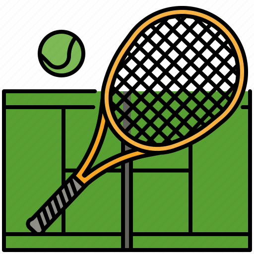 Tennis, courts, court, sports, ball icon - Download on Iconfinder
