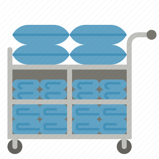 Laundry, trolley, hotel, service, cleaning, washing icon - Download on Iconfinder