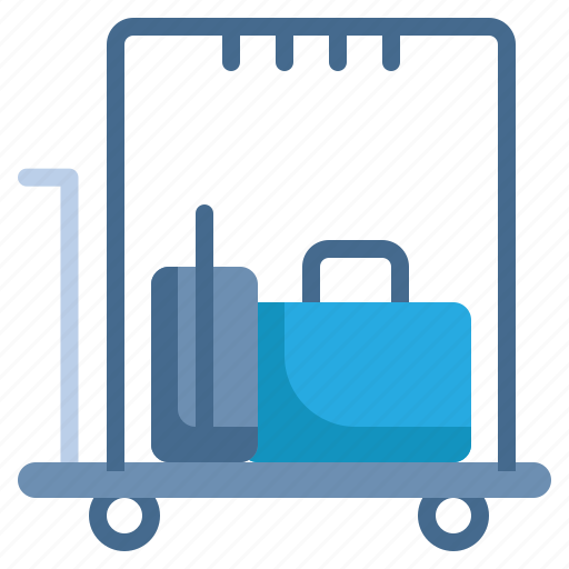 Bellhop, luggage, hotel, service icon - Download on Iconfinder
