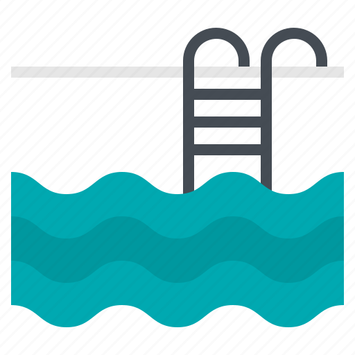 Ladder, pool, swim, swimming, water icon - Download on Iconfinder