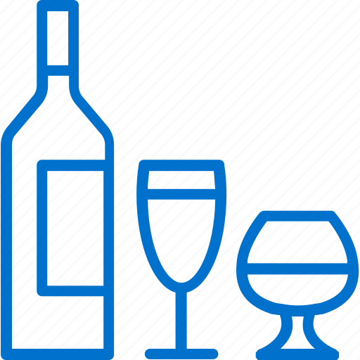 Alcohol, bar, beverage, bottle, drink, glass, wine icon - Download on Iconfinder