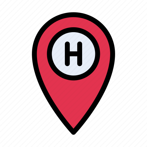 Hotel, location, map, marker, sign icon - Download on Iconfinder