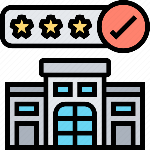 Hotel, rating, ranking, review, satisfaction icon - Download on Iconfinder