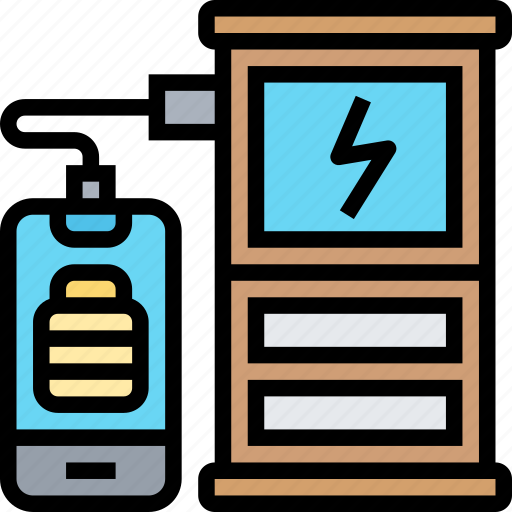 Mobile, charging, battery, electricity, service icon - Download on Iconfinder