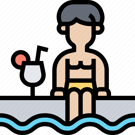 Pool, swimming, leisure, vacation, relax icon - Download on Iconfinder