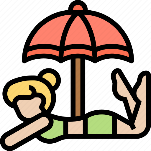 Relax, beach, vacation, leisure, travel icon - Download on Iconfinder